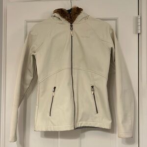 Marmot Women’s Winter Coat with Fur Hood Size Small